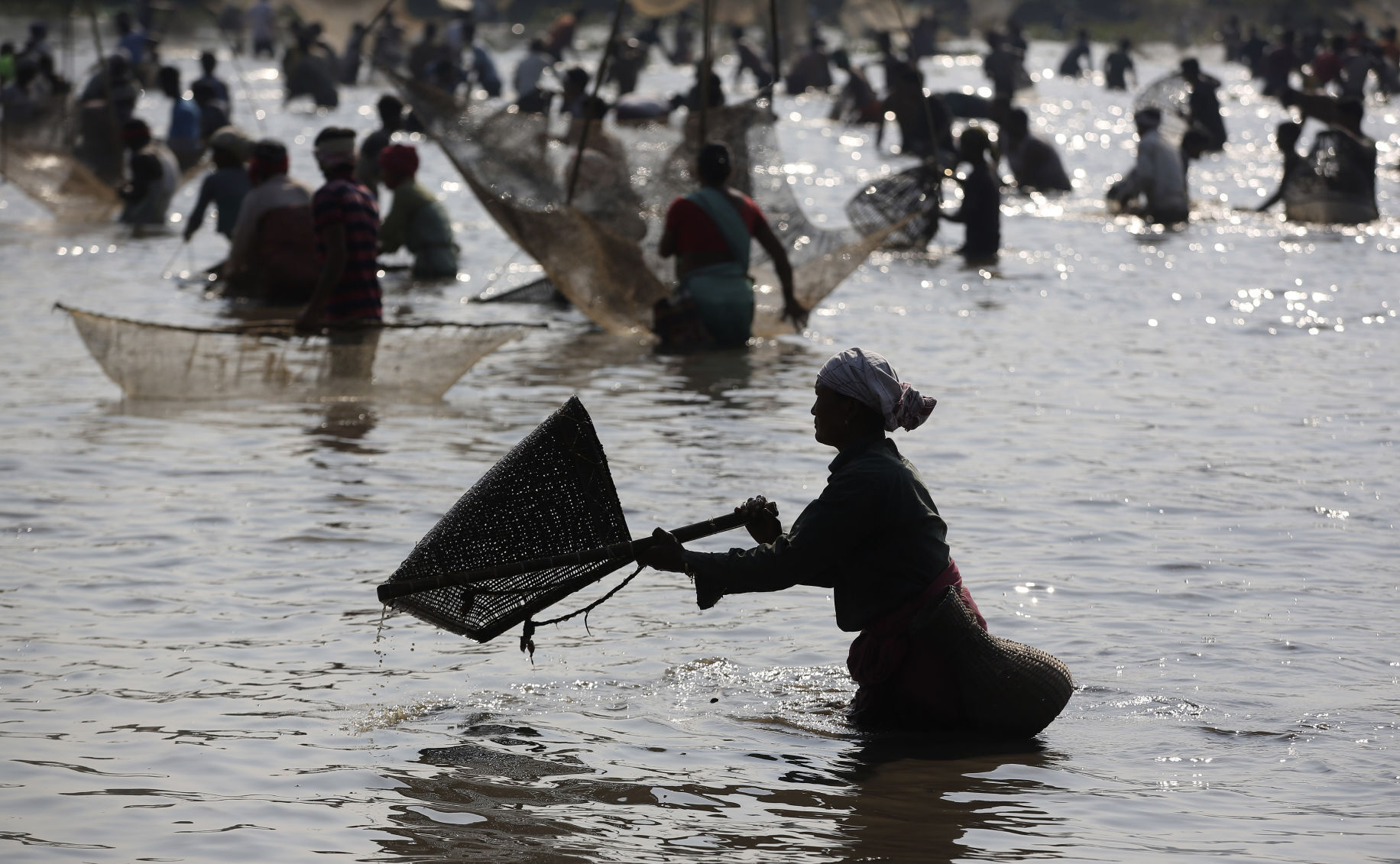 APTOPIX India Community Fishing